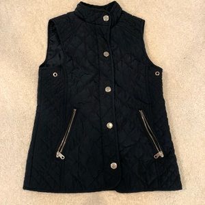 Zara, navy, quilted vest